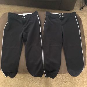Youth large softball pants